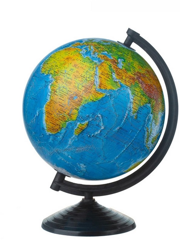 Глобус ІПТ Фізичний без підсвічування 260 мм