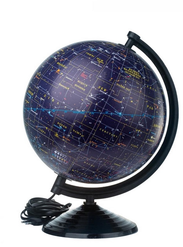 Глобус ІПТ Зоряне небо з підсвічуванням 260 мм