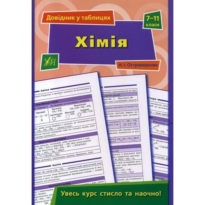 Хімія. Довідник у таблицях. 7–11 класи