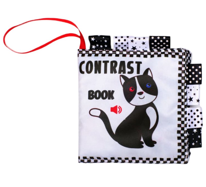 Контрастна книжка "Котик - Contrast book"