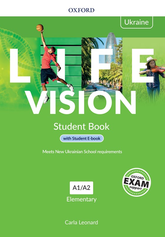 LIFE VISION. Elementary Level: Student Book with Student Ebook. Ukrainian Edition