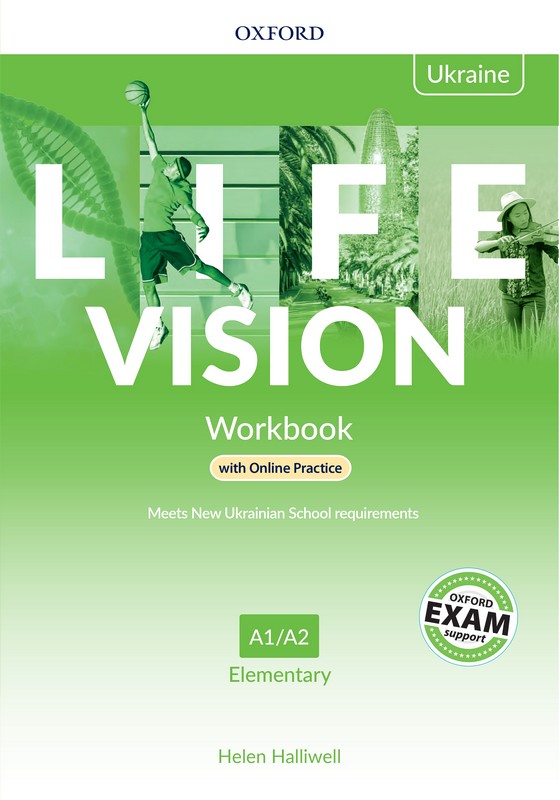 LIFE VISION. Elementary Level: Workbook with Online Practice. Ukrainian Edition