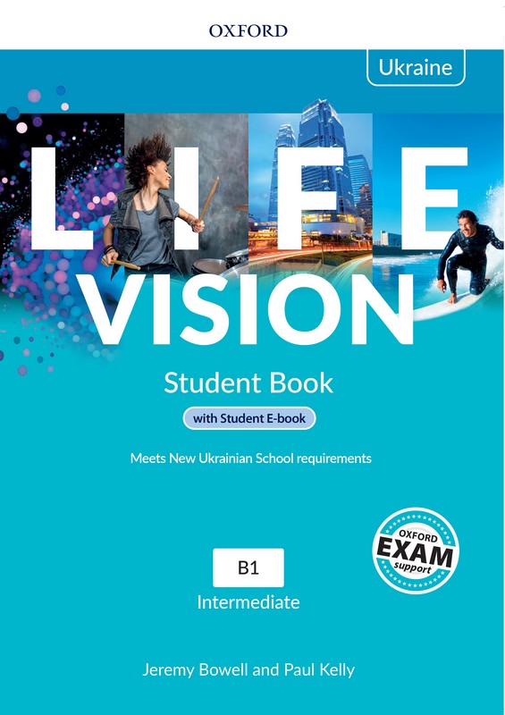 LIFE VISION. Intermediate Level: Student Book with Student Ebook. Ukrainian Edition
