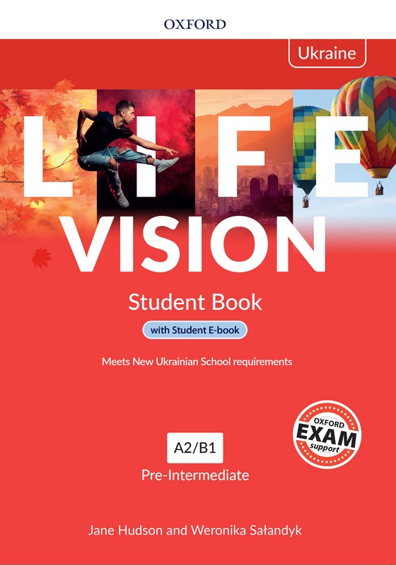 LIFE VISION. Pre-Intermediate Level: Student Book with Student Ebook. Ukrainian Edition