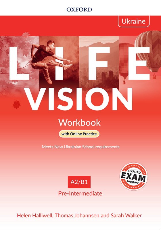 LIFE VISION. Pre-Intermediate Level: Workbook with Online Practice. Ukrainian Edition