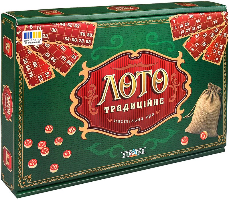 Лото традиційне. Настільна гра