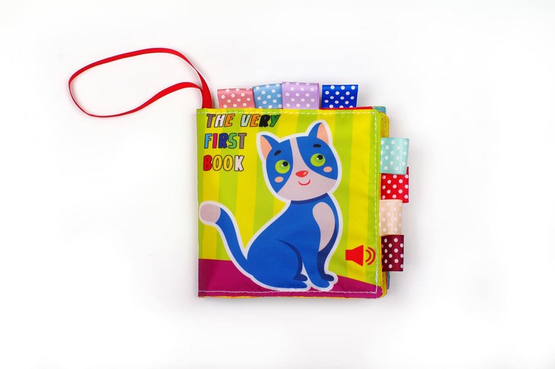 М'яка книжка-шурxотілка "Котик НЯВ-НЯВ. The very first book"