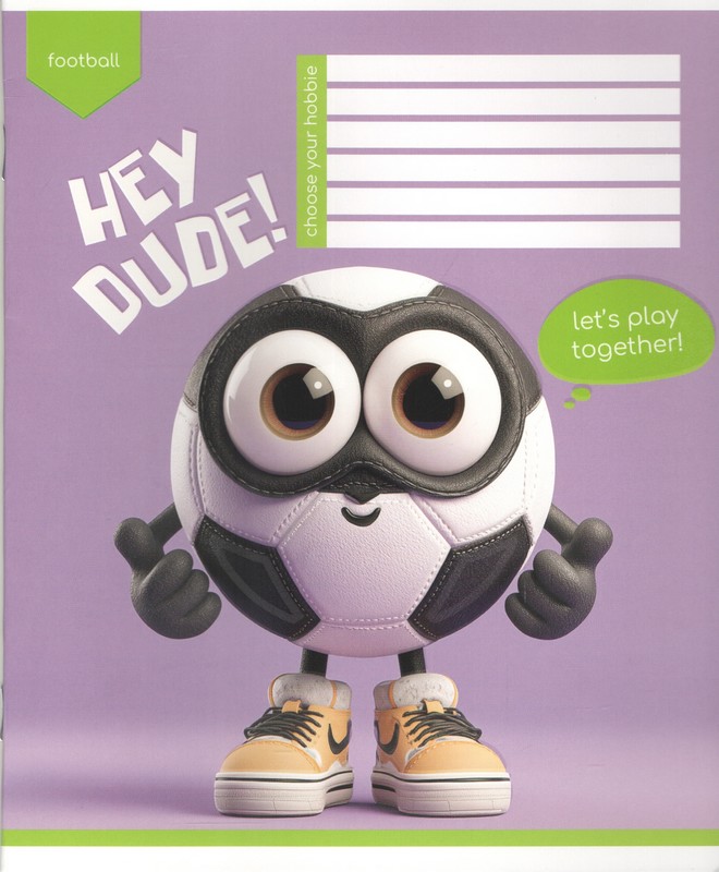 Зошит учнівський, 12арк., у косу лінію, виб.УФ-лак, Школярик