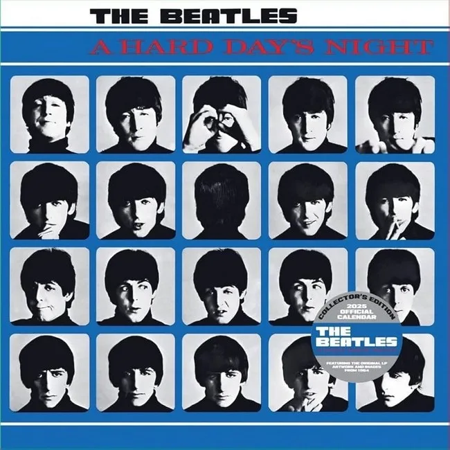Календар The Beatles 2025 Calendar (Square Wall Calendar)