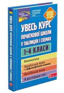 Увесь курс початкової школи у таблицях i схемах