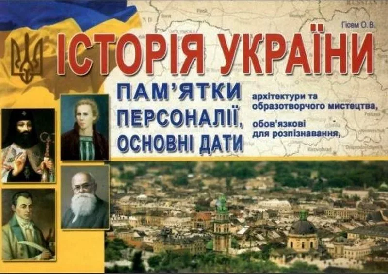 ЗНО 2020. Історія України. Пам'ятки. Персоналії. Основні дати + Тести